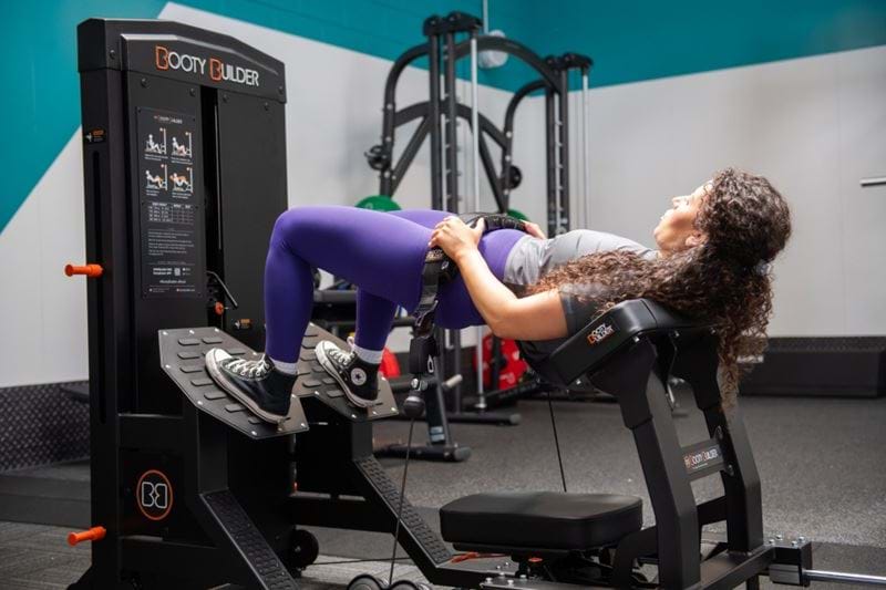 women's workout space - squats