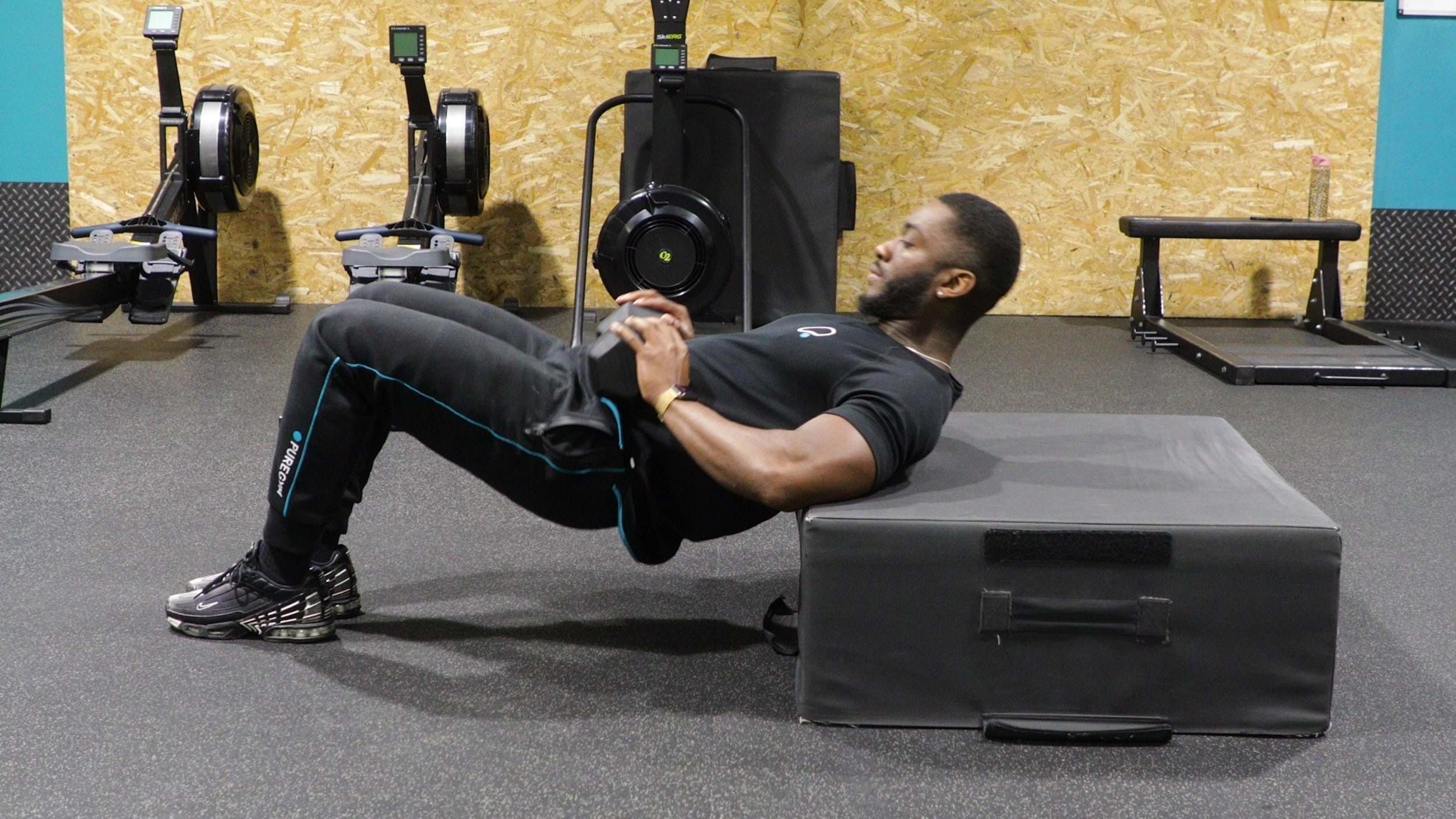 Dumbbell hip thrusts