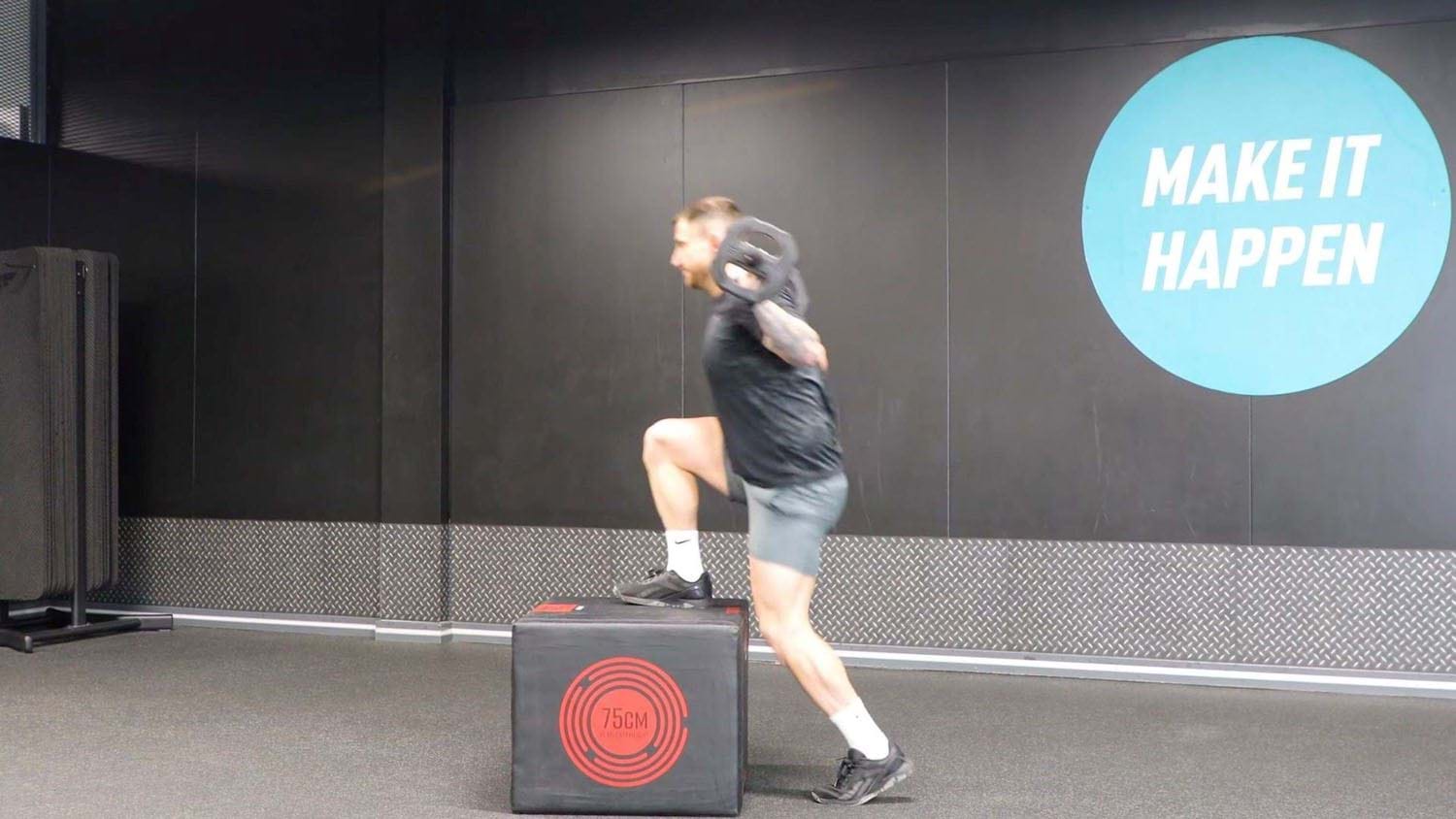 How to do barbell step ups