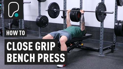 How To Do A Close Grip Bench Press PureGym