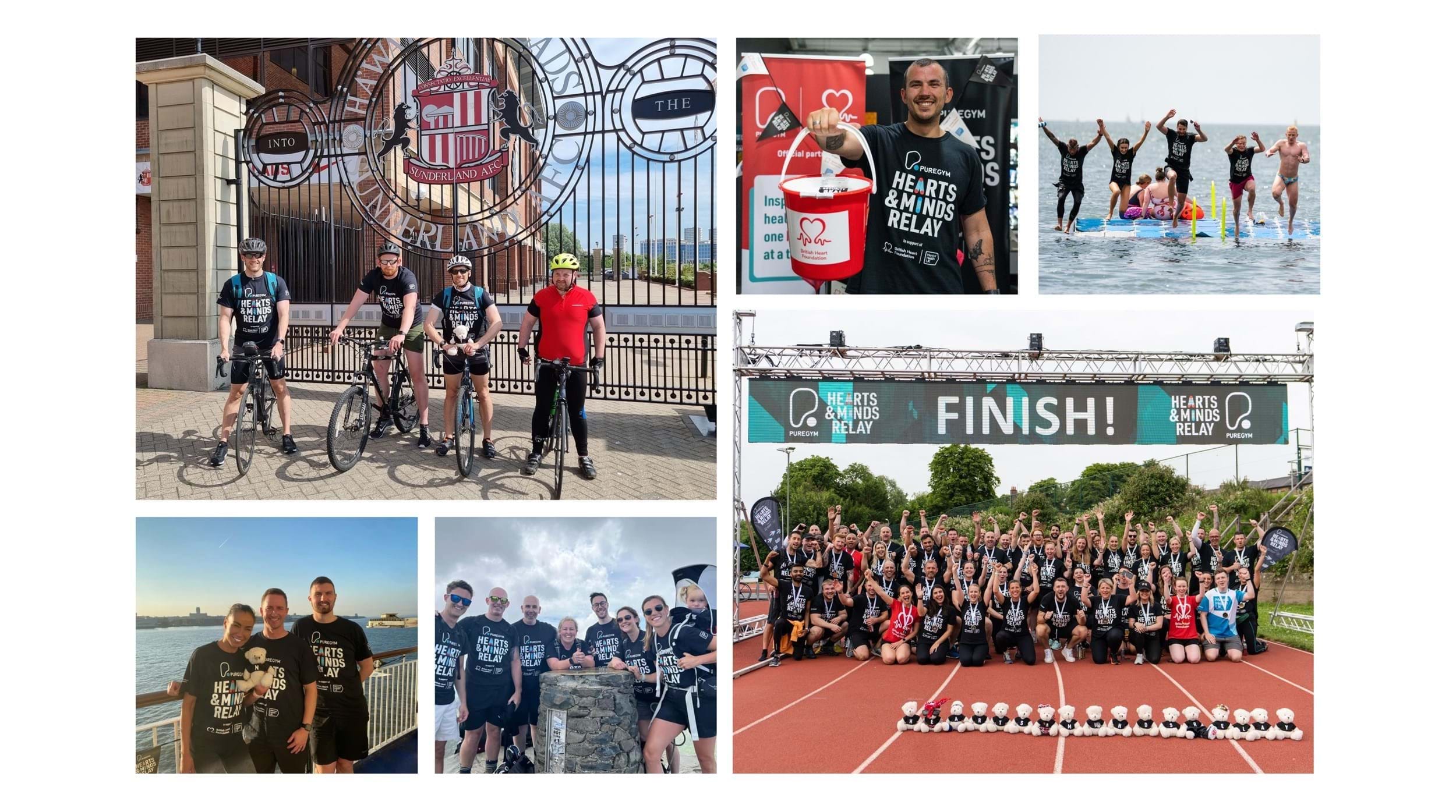 PureGym Relay collage