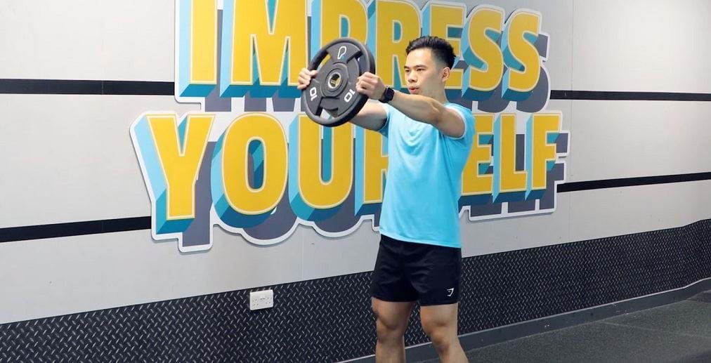 Plate front raise