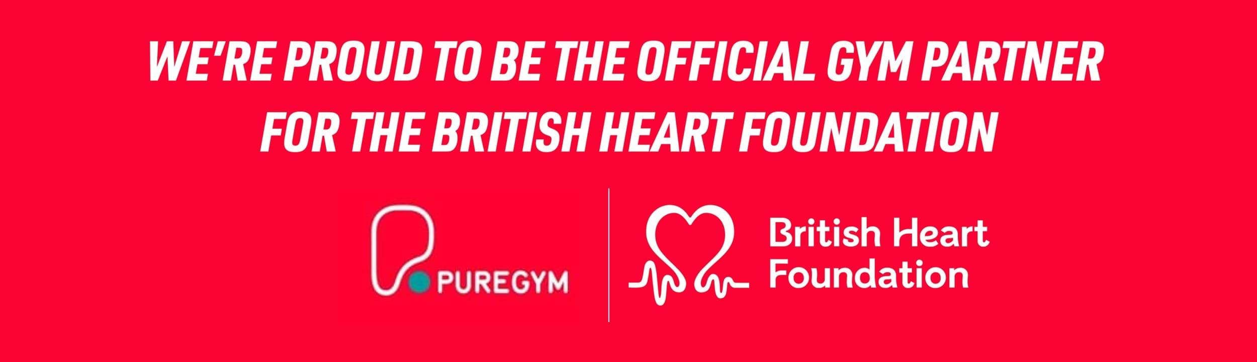 We're proud to be the official gym partner for the British Heart Foundation