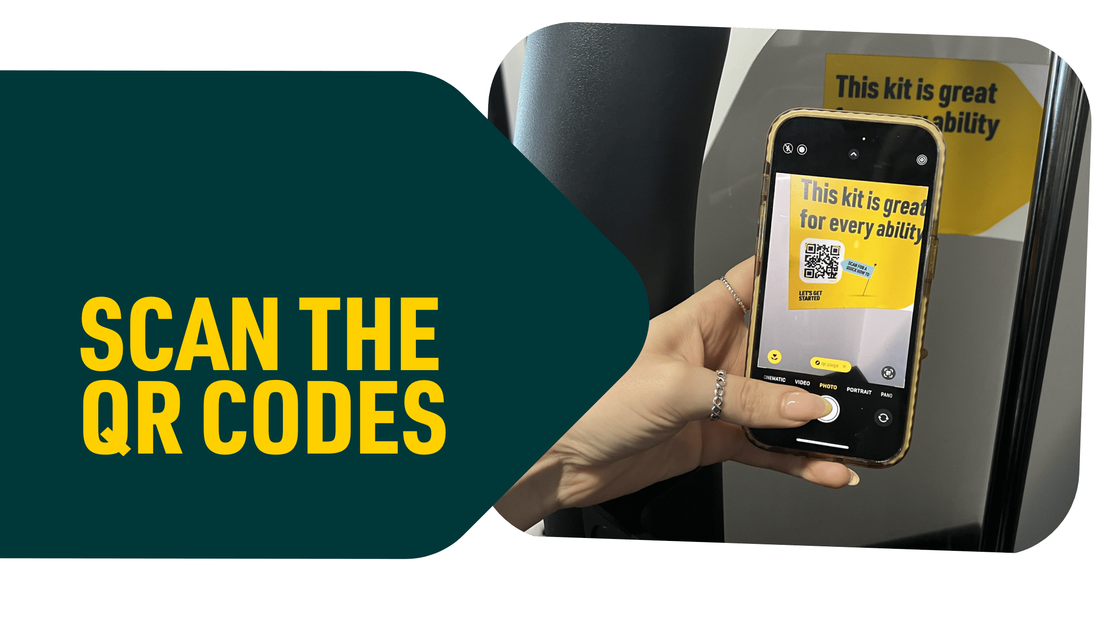 Scan the QR codes