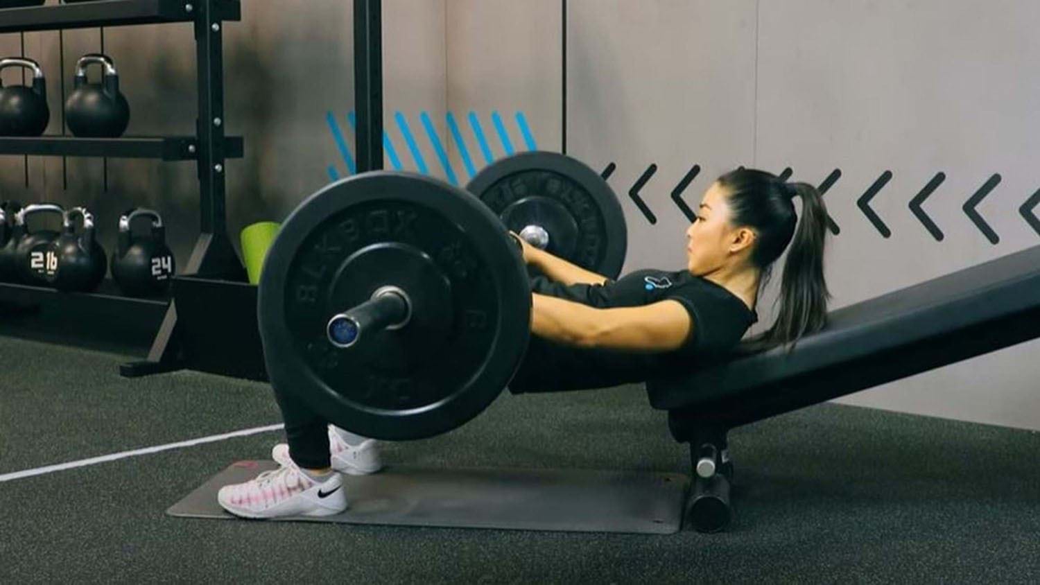 Hip thrust exercise