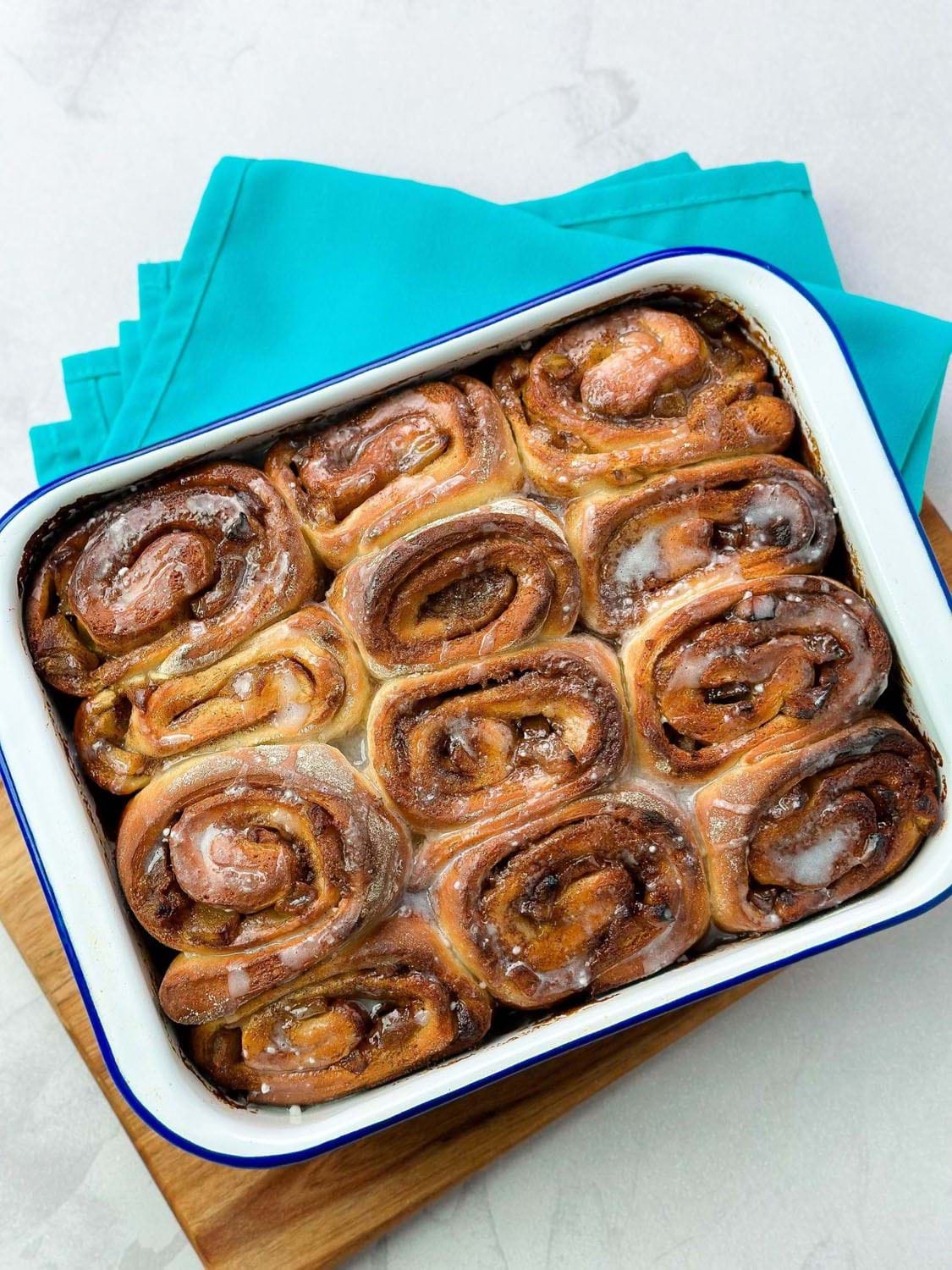 Toffee Apple Cinnamon Rolls