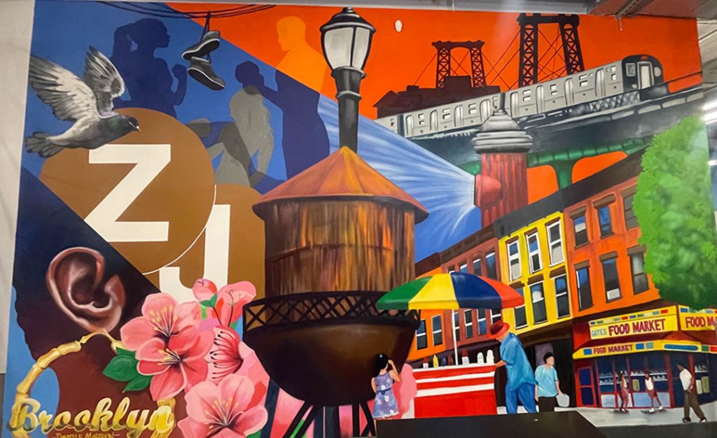 Gates Mural by Danielle Mastrion