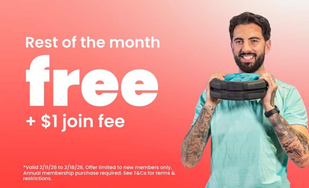 Join for $1 join fee today and get the rest of the month free.